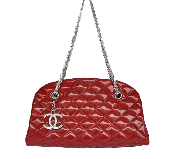 Best 2011 New Cheap Chanel Patent Leather Shoulder Bag 4709 Red On Sale